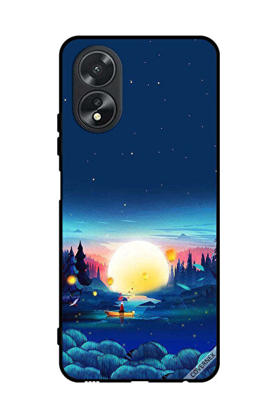Covernex غطاء حماية لهاتف Oppo A38 مع منظر غروب الشمس