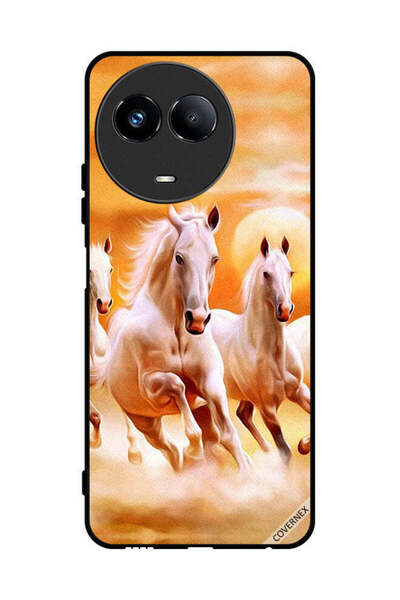 Covernex غطاء حماية لهاتف Realme 11 5G - خيول تركض