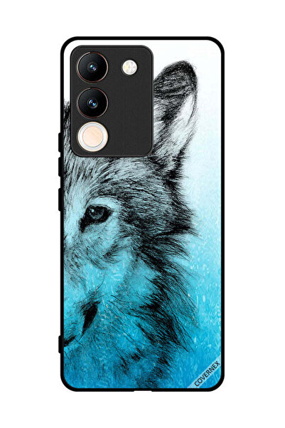 Covernex غطاء حماية لهاتف vivo V29e بنصف وجه ذئب