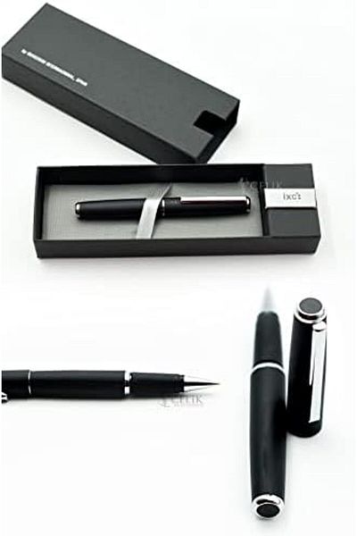 Mena Rise Şirinshop Cube Series Black (M3 Negro) Rollerball Pen 1108107