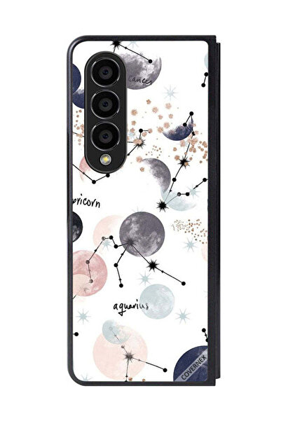 Covernex غطاء حماية لهاتف سامسونج جالاكسي زد فولد 4 - رسمة الكواكب