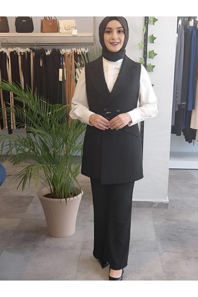 Zühre Women's Vest Pants Suit 1669