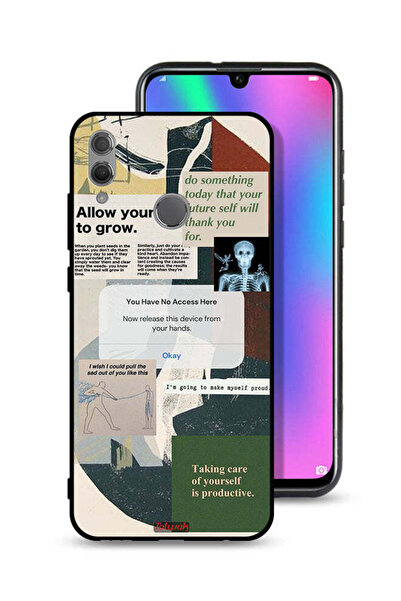 Tolwak غطاء حماية لهاتف Honor 10 Lite اسمح لنفسك بالنمو