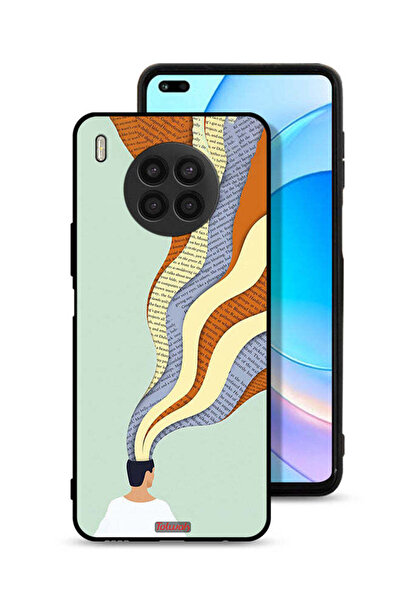 Tolwak غطاء حماية لهاتف Honor 50 Lite - تصميم فني مع رسومات Data In Mind