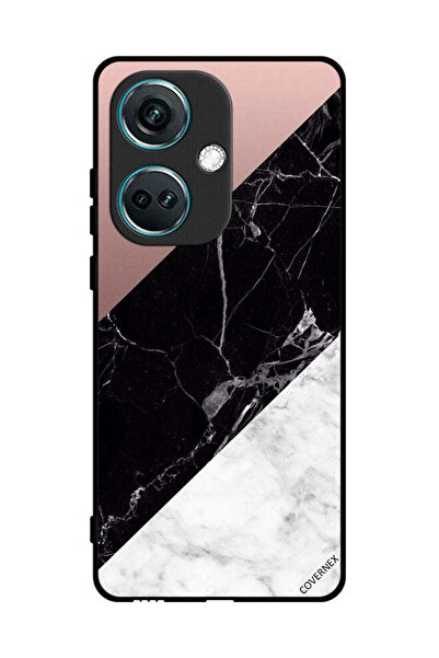 Covernex غطاء حماية لهاتف OnePlus Nord CE3 بنمط مزيج من الرخام واللون العادي