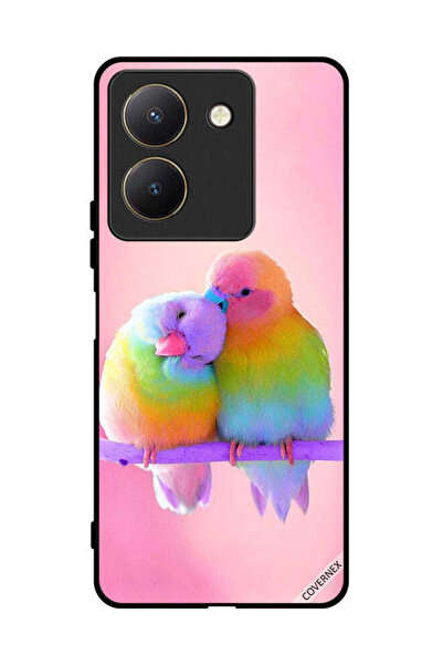 Covernex غطاء حماية لهاتف فيفو Y27s برسومات طيور لطيفة