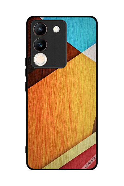 Covernex غطاء حماية لهاتف vivo V29e بنسيج خشبي