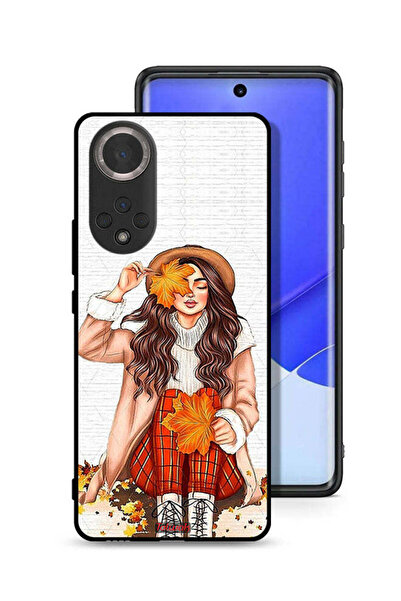 Tolwak غطاء حماية لهاتف Honor 50 يحمل صورة أوراق الخريف