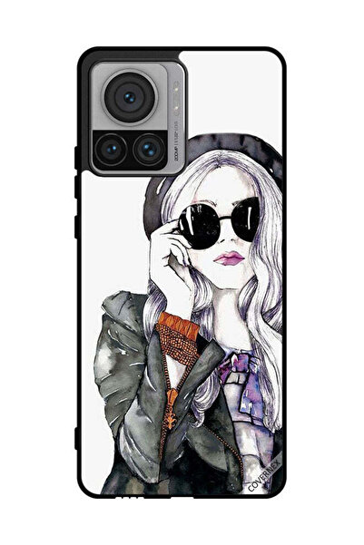 Covernex غطاء حماية لهاتف موتورولا إيدج 30 - فتاة أنيقة ولطيفة للغاية