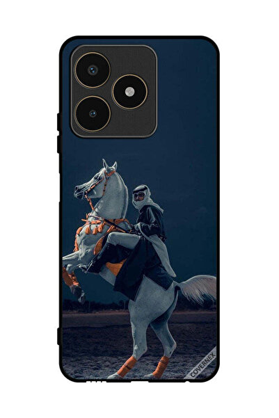 Covernex غطاء حماية لهاتف Realme C53 - شاب على حصان