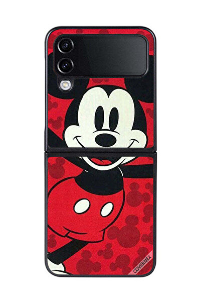 Covernex غطاء حماية لهاتف سامسونج جالاكسي زد فليب 4 ميكي ماوس سعيد