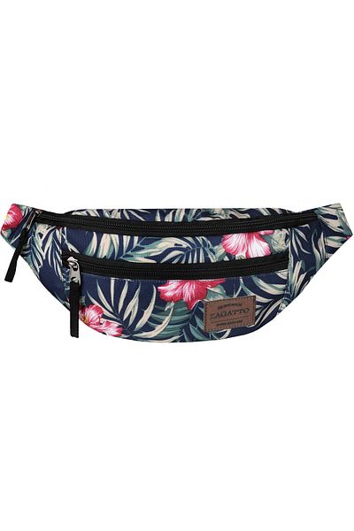 zagatto Borsetă de damă multicoloră, imprimeu floral, impermeabilă, uz casual, 37x13x9 cm, ZG671