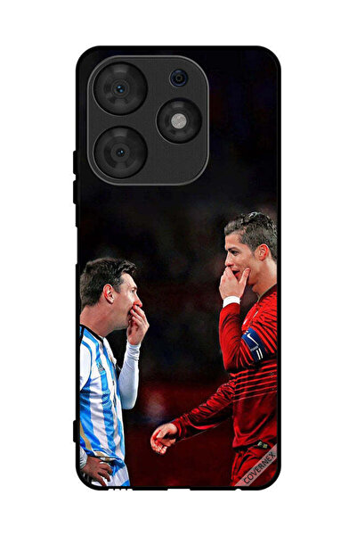 Covernex غطاء حماية لهاتف تكنو سبارك 10 برو رونالدو وميسي في إطار واحد