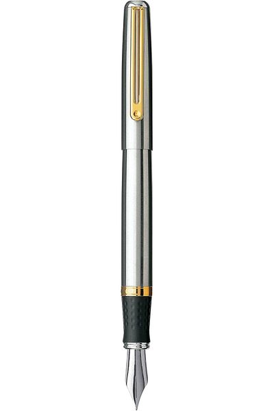 Mena Rise Şirinshop Wall Street Series Elegance Steel Gold Fountain Pen 1108107