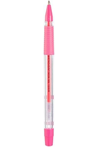 Mena Rise Şirinshop Neon Gel Pen Pink 1 mm 12 Li - Pe02229Jkpe 1108107
