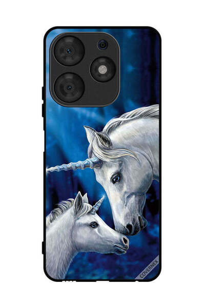 Covernex غطاء حماية لهاتف تكنو سبارك 10 برو - محب يونيكورن - طفل يونيكورن