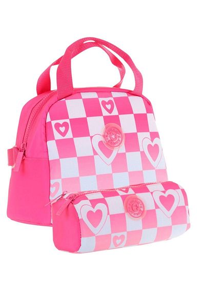 KAUKKO Set cutie de prânz pentru fete Nature (K9063) și suport pentru stilou (K2699)