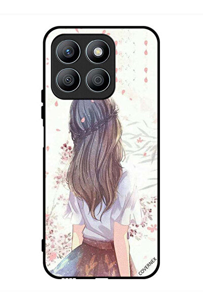 Covernex غطاء حماية لهاتف Honor X8b بطبعة فتاة لطيفة في تفكير عميق