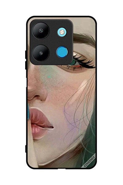 Covernex غطاء حماية لهاتف إنفينيكس سمارت 7، ششش، إنها حزينة