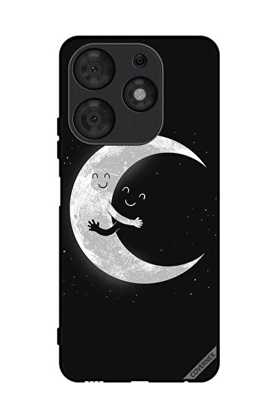 Covernex غطاء حماية لهاتف تكنو سبارك 10 برو - عناق القمر والسماء المظلمة