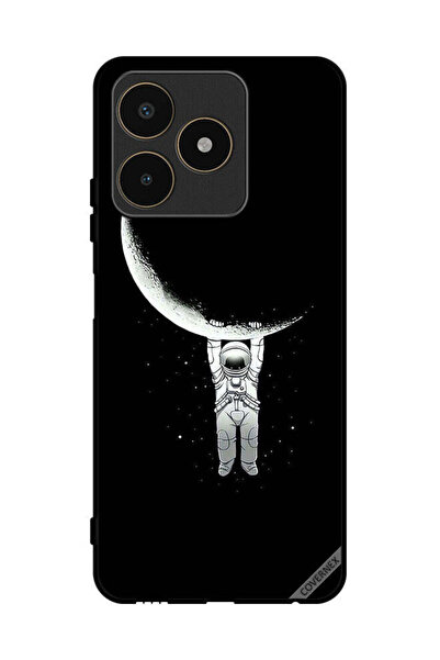 Covernex غطاء حماية لهاتف Realme C53، صورة رائد فضاء معلق على القمر
