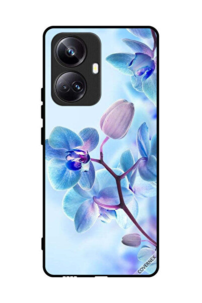 Covernex غطاء حماية لهاتف Realme 10 Pro Plus بنقشة زهور الأوركيد