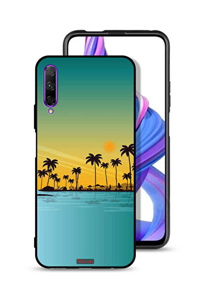 Tolwak Huawei Y9s Protective Case Cover Scenery Abstract Art
