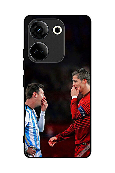 Covernex غطاء حماية لهاتف تكنو كامون 20 رونالدو وميسي في إطار واحد