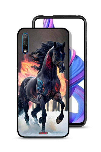 Tolwak غطاء حماية لهاتف Honor 9X (الصين) بتصميم حصان عالي الوضوح