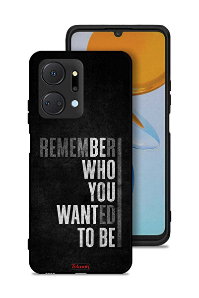 Tolwak غطاء حماية لهاتف Honor X7a تذكر من أردت أن تكون