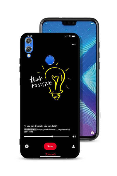 Tolwak غطاء حماية لهاتف Honor 8X - فكر بإيجابية