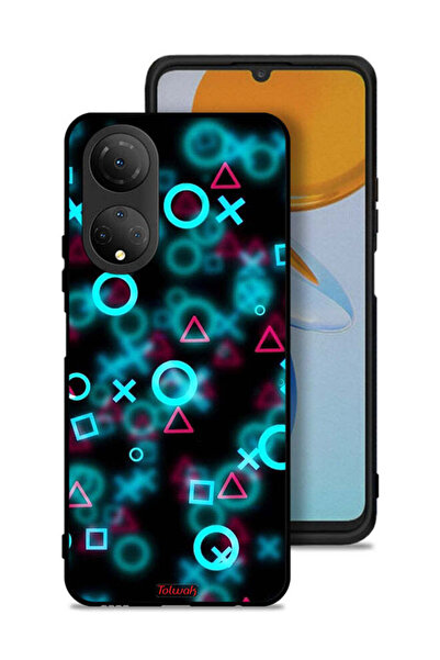 Tolwak غطاء حماية لهاتف Honor X7 برسومات أيقونات لعبة الحبار الصغيرة