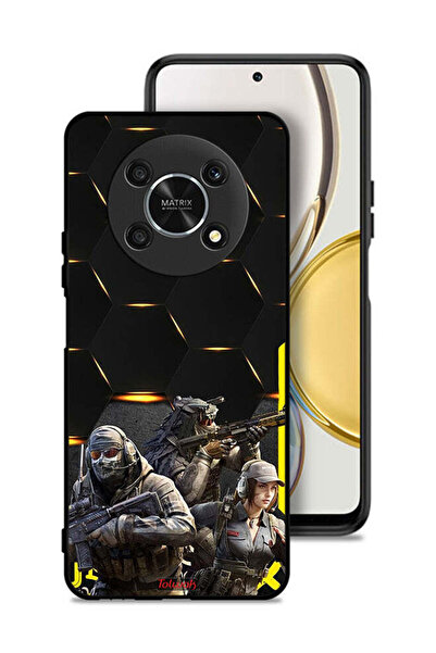 Tolwak غطاء حماية لهاتف Honor X9 5G بخلفية Cyberpunk