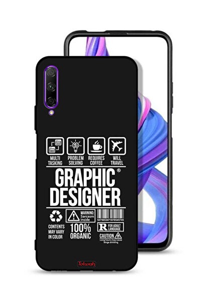 Tolwak Honor 9X Pro Protective Case Cover Graphic Designer Sticker