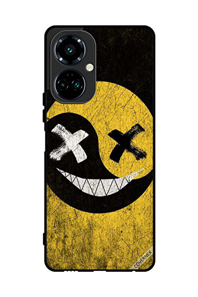 Covernex غطاء حماية لهاتف تكنو كامون 19 - رسمة وجه مارشميلو