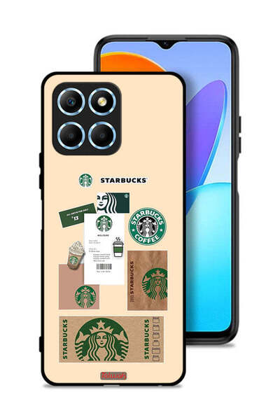 Tolwak غطاء حماية لهاتف Honor X8 5G - ملصق قهوة