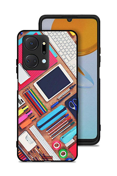 Tolwak غطاء حماية لهاتف Honor X7a - فتاة هوبي ديسك