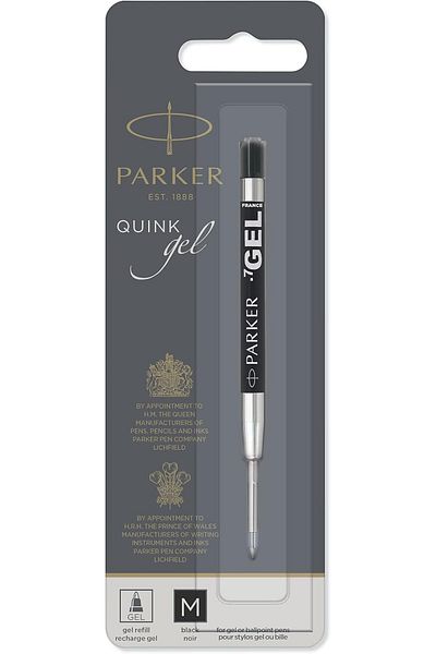 Mena Rise Şirinshop 1950344 Gel Ball Pen Refill, Medium Thickness Nib, Black, Gray 1108107
