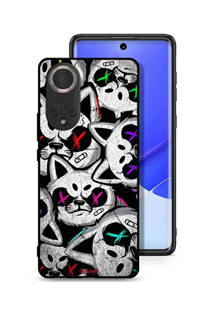 Tolwak غطاء حماية لهاتف Honor 50 بنقشة قطط مارشميلو