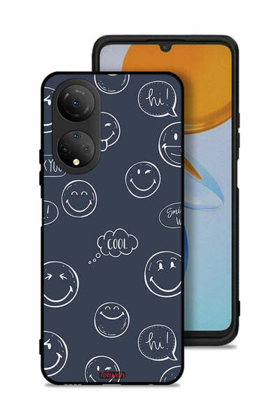 Tolwak Honor X7 Protective Case Cover Cool Faces Tags