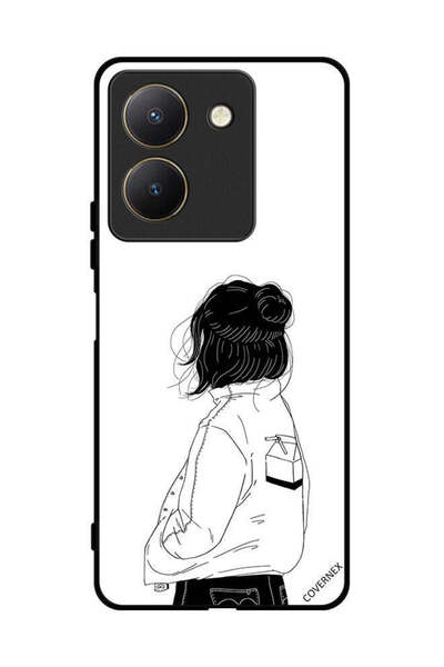 Covernex غطاء حماية لهاتف فيفو Y27s فتاة تفكر بعمق كبير