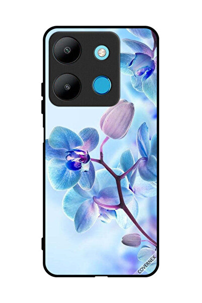 Covernex غطاء حماية لهاتف إنفينيكس سمارت 7 - زهور الأوركيد
