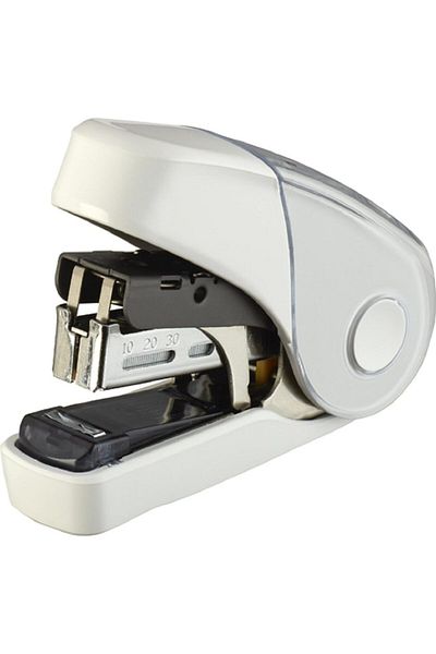 Mena Rise Şirinshop Hd-10Fl3K/W Sakuri-Flat Stapler Holds 100 Refill Needles, White 1108107