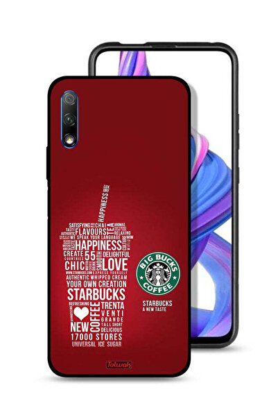 Tolwak غطاء حماية لهاتف Honor 9X (الصين) - ملصق قهوة