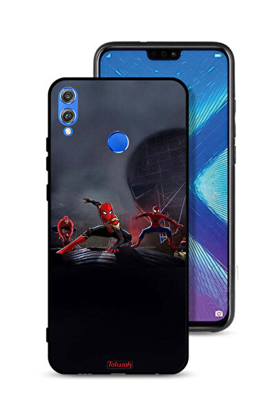 Tolwak Honor 8X Protective Case Cover Three Spiders