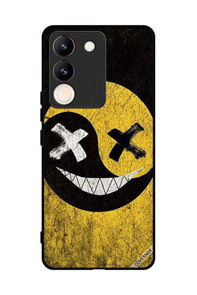 Covernex غطاء حماية لهاتف فيفو Y200 - رسمة وجه مارشميلو