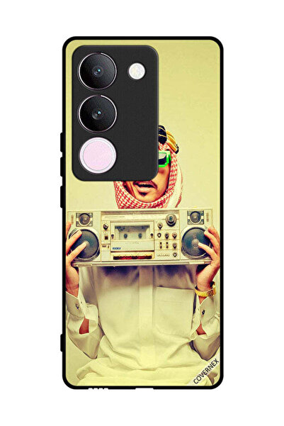 Covernex غطاء حماية لهاتف فيفو S17 يحمل جهاز موسيقى عتيق