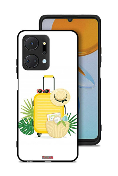 Tolwak غطاء حماية لهاتف Honor X7a بفن رقمي صيفي