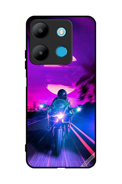 Covernex غطاء حماية لهاتف Infinix Smart 7 - خلفية رجل على دراجة