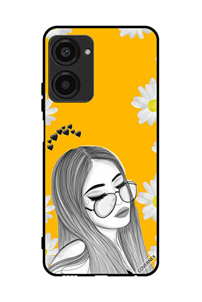 Covernex غطاء حماية لهاتف Realme 10 Pro - نظارات - فن الفتاة
